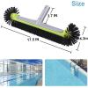 imagePool Brush Head for Cleaning Plaster and Gunite Concrete SurfacesHeavy Duty Inground Swimming Pools Stiff Bristles Scrub BrushesHEMISPHERICAL