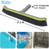 imagePool Brush Head for Cleaning Plaster and Gunite Concrete SurfacesHeavy Duty Inground Swimming Pools Stiff Bristles Scrub BrushesSTIFF BRISTLE FOR CONCRETE