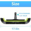imagePool Brush Head for Cleaning Plaster and Gunite Concrete SurfacesHeavy Duty Inground Swimming Pools Stiff Bristles Scrub BrushesUPGRADE CURVED EDGE