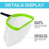 imagePool NetProfessional Ultra Fine Mesh Pool Leaf Skimmer Nets for Silt SandPollen Debris Cleaning with Super Extra Fine Nylon Deep BagHeavy Duty Aluminum Frame ampamp Handle RakePole Not Included