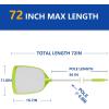 imagePool Skimmer Net Total Length 72 inches Rake with PoleAccessories for Cleaning IngroundAbove Ground Swimming Pool PondSpa and Hot Tub Leaf DebrisUltra Fine Mesh