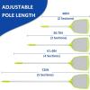 imagePool Skimmer Net Total Length 72 inches Rake with PoleAccessories for Cleaning IngroundAbove Ground Swimming Pool PondSpa and Hot Tub Leaf DebrisUltra Fine Mesh