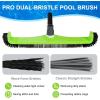 imageSepetrel 20quot Pool Vacuum Brush Head for Cleaning Pool WallsHeavy Duty IngroundAbove Ground Swimming Pool Scrub Brushes with Curved Ends