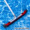 imageSepetrel 22 Wide Pool Brush Head for Cleaning WallsHeavy Duty IngroundAbove Ground Aluminum Swimming Pool Scrub Brushes with Curved Ends ampamp Premium Strong BristleRed