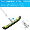 imageSepetrel 22 Wide Pool Brush Head for Cleaning WallsHeavy Duty IngroundAbove Ground Aluminum Swimming Pool Scrub Brushes with Curved Ends ampamp Premium Strong BristleGreen22 Inches
