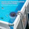 imageSepetrel Above Ground Pool Surface Skimmer Wall Mount Pool Maintenance Accessories for Inflatable Collars Tubular ampamp Metal Frame Pools Floating Skimmer Basket  Efficiently Removes Debris