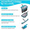 imageSepetrel Deluxe Swimming Pool Cleaning Kit Including 2 Brush Heads 2 Pool Skimmer NetsNO Pole