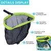 imageSepetrel Deluxe Swimming Pool Cleaning Kit Including Professional Leaf Skimmer NetHalfDepth Fine Mesh Net175quot Pool Brush Head ampamp Hand Scrub BrushNO Pole