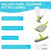 imageSepetrel Deluxe Swimming Pool Cleaning Kit with Spa Jet Vacuum CleanerBrush Semideep Skimmer Net ampamp Adjustable 575inch PoleIdeal for Cleaning Above GroundInflatable Pools