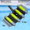 imageSepetrel Heavy Duty Pool Vacuum Head with Wheels ampamp Aluminum Handle Professional Weighted Flexible Vacuum Head