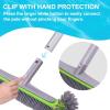imageSepetrel Pool Brush Head for Cleaning WallsHeavy Duty IngroundAbove Ground Swimming Pool Round Scrub Brushes with Premium Strong Bristle ampamp Reinforced Aluminium BackGrey