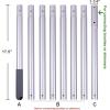 imageSepetrel Pool Pole  105 Foot Anodized Aluminum Extension Cleaning Polesfor Skimmer Net Pool Brush ampamp Vacuum Head105 Feet