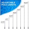 imageSepetrel Pool Pole  105 Foot Anodized Aluminum Extension Cleaning Polesfor Skimmer Net Pool Brush ampamp Vacuum Head105 Feet