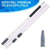 imageSepetrel Pool PoleUpgraded Professional 12 Foot Telescoping Swimming Pool Pole with Threaded TipsAdjustable Telescopic Polesfor Skimmer NetBrushVacuum Head15 Feet