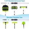 imageSepetrel Pool PoleUpgraded Professional 12 Foot Telescoping Swimming Pool Pole with Threaded TipsAdjustable Telescopic Polesfor Skimmer NetBrushVacuum Head15 Feet