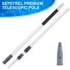 imageSepetrel Pool PoleUpgraded Professional 12 Foot Telescoping Swimming Pool Pole with Threaded TipsAdjustable Telescopic Polesfor Skimmer NetBrushVacuum Head12 Feet