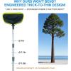 imageSepetrel Pool PoleUpgraded Professional 12 Foot Telescoping Swimming Pool Pole with Threaded TipsAdjustable Telescopic Polesfor Skimmer NetBrushVacuum Head15 Feet