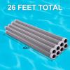imageSepetrel Pool Vacuum Hose  Pool Hoses for Inground Pools112Inch by 26FeetFits Most Brands of Automatic CleanersBlack