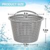 imageSepetrel Swimming Pool Filter Basket Set of 2  Replacement Skimmer Basket for InGround Pools  Captures Leaves Needles and Debris  Most Pump ampamp Water Circulation Systems