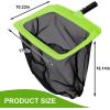 imageSepetrel Swimming Pool Leaf Skimmer NetFine Nylon Mesh ampamp Reinforced Frame Deep Rake NetCleaning Supplies and Accessories Pole Not IncludedPool Rake