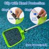 imageSepetrel Swimming Pool Leaf Skimmer NetFine Nylon Mesh ampamp Reinforced Frame Deep Rake NetCleaning Supplies and Accessories Pole Not IncludedPool Skimmer