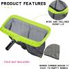 imageSepetrel Swimming Pool Leaf Skimmer NetReinforced Frame Deep Rake NetPlastic Edge