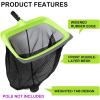 imageSepetrel Swimming Pool Leaf Skimmer NetReinforced Frame Deep Rake NetRubber Edge DoubleLayer