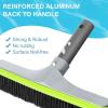 imageSepetrel Upgraded Pool Brush Head for Cleaning Pool WallsHeavy Duty IngroundAbove Ground Aluminum Swimming Pool Scrub Brushes with Curved Ends ampamp Premium Strong Bristle