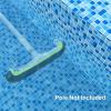 imageSepetrel Upgraded Pool Brush Head for Cleaning Pool WallsHeavy Duty IngroundAbove Ground Aluminum Swimming Pool Scrub Brushes with Curved Ends ampamp Premium Strong Bristle
