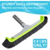 imageSepetrel Upgraded Pool Brush Head for Cleaning Pool WallsHeavy Duty IngroundAbove Ground Aluminum Swimming Pool Scrub Brushes with Curved Ends ampamp Premium Strong Bristle