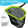 imageSepetrelPool NetProfessional Swimming Pool Leaf Skimmer Nets for Cleaning with Nylon Deep BagHeavy Duty Aluminum Frame ampamp Handle RakePole Not Included20 Fine Nylon Mesh