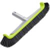 imagePool Brush Head for Cleaning Plaster and Gunite Concrete SurfacesHeavy Duty Inground Swimming Pools Stiff Bristles Scrub BrushesCURVED EDGE