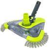 imageSepetrel Upgrade Pool Vacuum Head with Side Brush ampamp Universal Rotatable Hose AdapterWeighted Triangular ShapeSafe for Vinyl Liner Pool