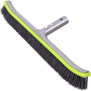 imagePool Brush Head for Cleaning Plaster and Gunite Concrete SurfacesHeavy Duty Inground Swimming Pools Stiff Bristles Scrub BrushesSTIFF BRISTLE FOR CONCRETE