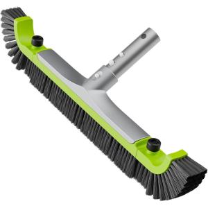 imageSepetrel 22 Wide Pool Brush Head for Cleaning WallsHeavy Duty IngroundAbove Ground Aluminum Swimming Pool Scrub Brushes with Curved Ends ampamp Premium Strong BristleGreen20 Inches