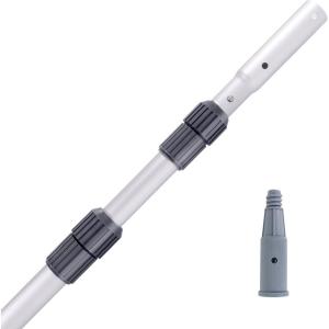 imageSepetrel Pool PoleUpgraded Professional 12 Foot Telescoping Swimming Pool Pole with Threaded TipsAdjustable Telescopic Polesfor Skimmer NetBrushVacuum Head15 Feet