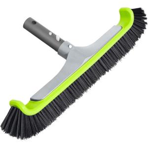 imageSepetrel Upgraded Pool Brush Head for Cleaning Pool WallsHeavy Duty IngroundAbove Ground Aluminum Swimming Pool Scrub Brushes with Curved Ends ampamp Premium Strong Bristle