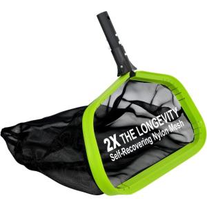 imageSepetrelPool NetProfessional Swimming Pool Leaf Skimmer Nets for Cleaning with Nylon Deep BagHeavy Duty Aluminum Frame ampamp Handle RakePole Not Included20 Fine Nylon Mesh