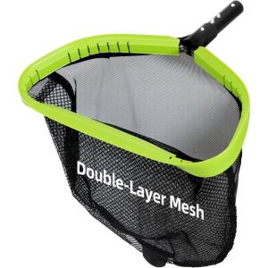 imageSepetrelPool NetProfessional Swimming Pool Leaf Skimmer Nets for Cleaning with Nylon Deep BagHeavy Duty Aluminum Frame ampamp Handle RakePole Not Included175 Double Layer Regular Mesh
