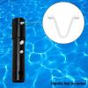 imageSepetrel 6 PCS Pool Brush VClip Plastic Handle Safety Clips for Net BrushVacuum and Pool PoleUniversal Pole Replacement Clamps