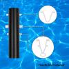 imageSepetrel Pool Brush V Clip and odd Shape VClips for Pool Net 3PCS Plastic Pool Skimmer Replacement Part Butterfly V Clips and Fishtail Shape Clips for Pool ToolsPool Pole Adapter