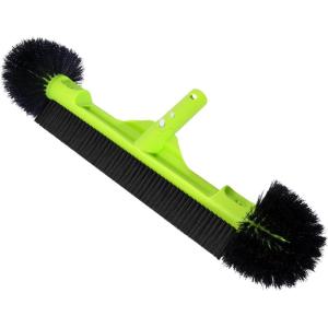 imageSepetrel 20quot Wide Pool Brush Head for Cleaning WallsIngroundAbove Ground Swimming Pool Scrub Brushes with Round Ends18 Inches